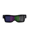 Cyberpunk LED Light Up Glasses  ( Customizable Text And Image Available)