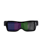 Cyberpunk LED Light Up Glasses  ( Customizable Text And Image Available)