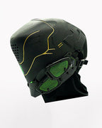 Mech Ares Futuristic Cyberpunk Helmet